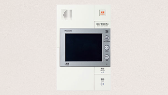 カラーモニター付インターホン